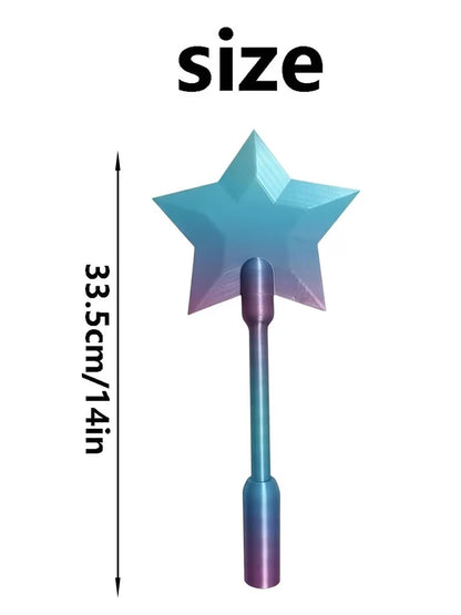 1pc 3D Printed Wand Tap to Pay, Tap to Pay Wand, Starlight Wands, Magical Star Wands Contactless Payment Card Holder, Suitable Scenarios for Card Payment
