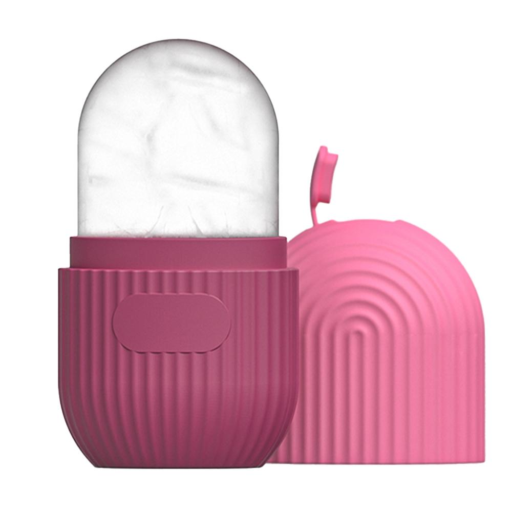 Ice Face Roller, 1 Count Reusable Silicone Ice Face Cube Massager, Facial Beauty Roller Soothing Skincare Tool for Facial Care, Facial Cleansing Instrument, Facial Beauty Massagers #GLOBAL PICKS