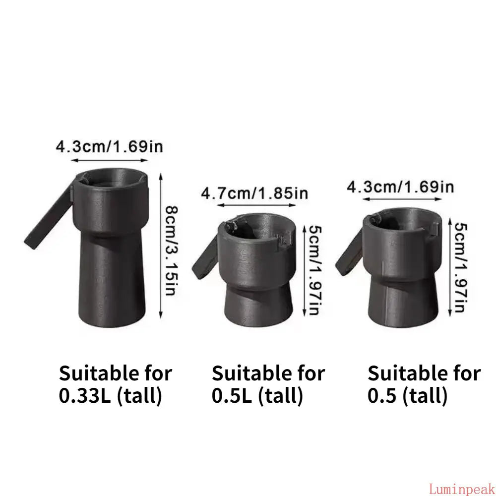 3pcsBottle Cap Launcher, Bottle Opener, Bottle Cap Shooter of Different Beer Bottles, Cap Blaster for Beer, Soda, And Wine Bottles, Perfect for Parties, Gatherings & Gifts (330/500ml)