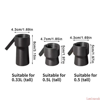 3pcsBottle Cap Launcher, Bottle Opener, Bottle Cap Shooter of Different Beer Bottles, Cap Blaster for Beer, Soda, And Wine Bottles, Perfect for Parties, Gatherings & Gifts (330/500ml)