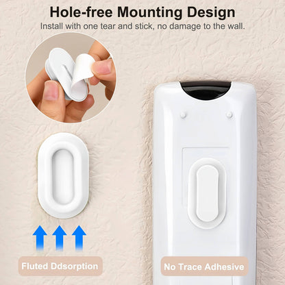 5 Pack Magnetic Remote Control Holder – Upgraded Silicone Magnetic Wall Mount for TV, Fan & Air Conditioner Remotes – Self-Adhesive, No-Drill Remote Control Holder Wall Mount