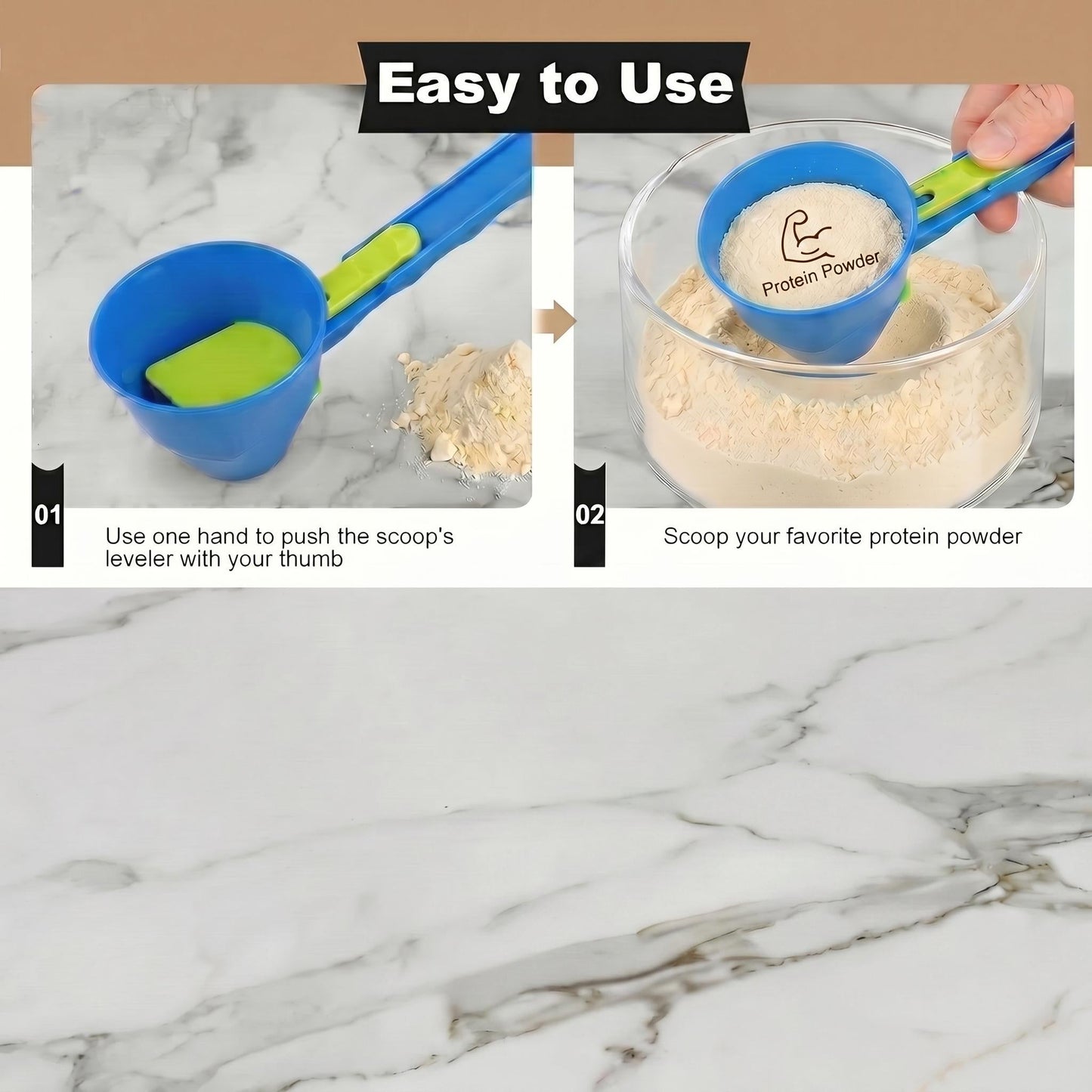[Buy 1 Get 2 Free] Multi Purpose Spoon&Funnel&Scoop High Quality Funnel for Pre Workout Creatine Powder Formula Coffee Scoop & Funnel Fits bottle necks up to 1.1 inches